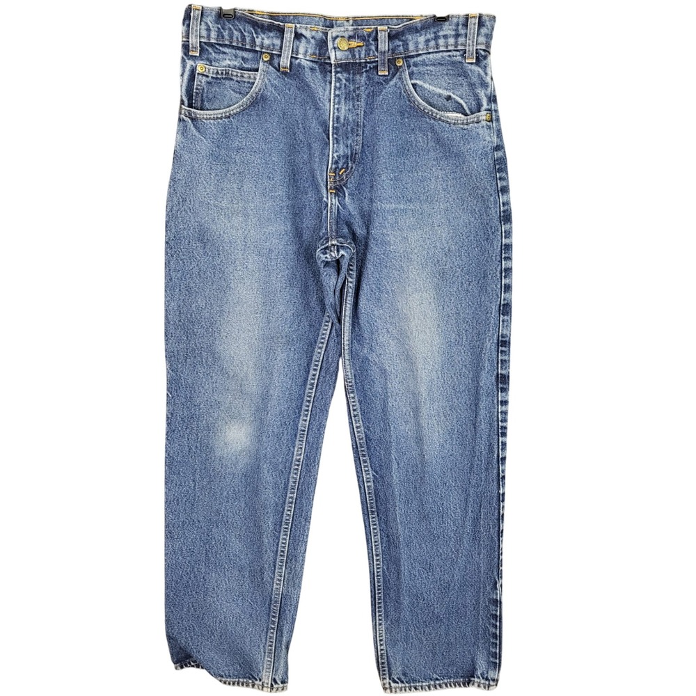 Prison Blues Jeans Mens 35x32 Blue Denim Made in USA Classic Fit Workwear Casual